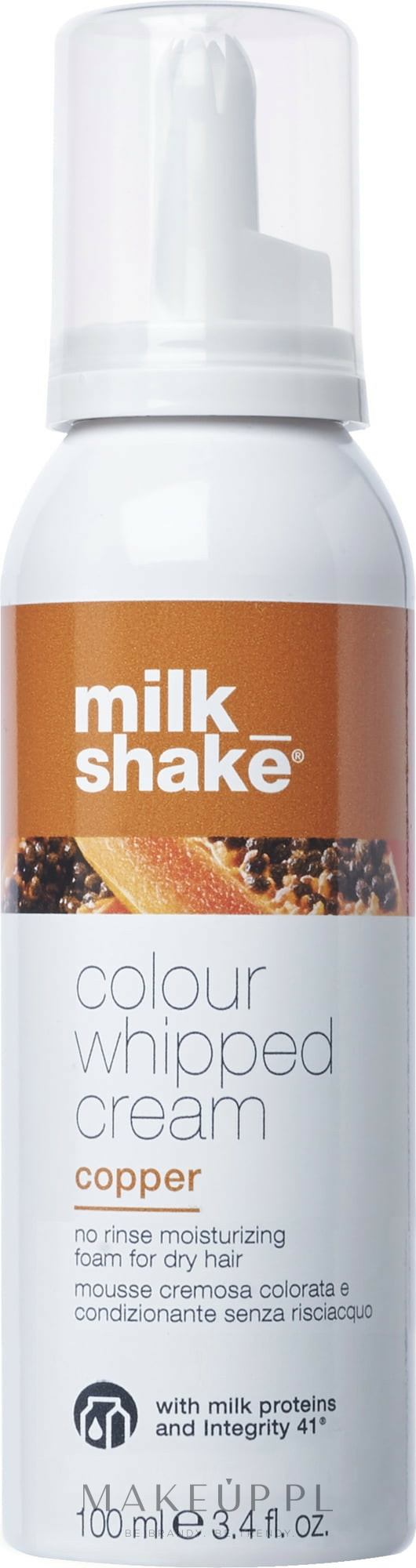 Tonująca pianka do włosów suchych - Milk_shake Colour Whipped Cream — Zdjęcie Cooper