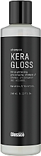 Wzmacniający szampon do włosów z keratyną - Glossco KeraGloss Straightening Prolonging Shampoo — Zdjęcie N1