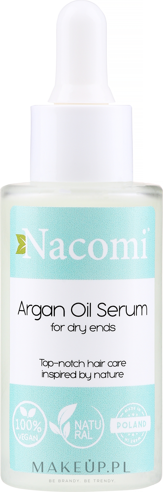 Serum na końcówki włosów z olejem arganowym - Nacomi Argan Oil Serum — Zdjęcie 40 ml