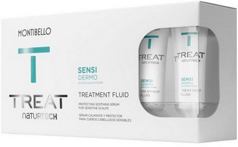 PRZECENA! Zestaw - Montibello Treat Naturtech Sensi Dermo Treatment Fluid (serum/10x12ml ) * — Zdjęcie N1