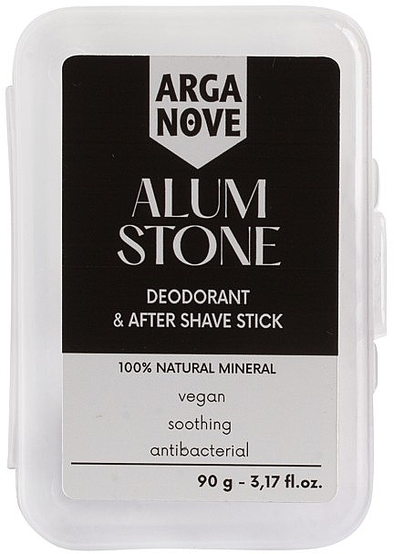 Naturalny dezodorant - Arga Nova Alum Stone Deodorant & After Shave Stick — Zdjęcie N2