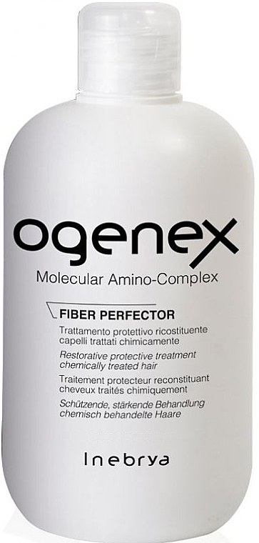 Kuracja chroniąca i odbudowująca do włosów podczas zabiegów chemicznych - Inebrya Ogenex Fiber Perfector — Zdjęcie N2