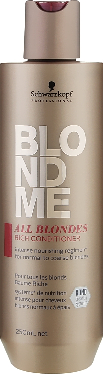 Bogata odżywka do włosów - Schwarzkopf Professional BlondMe All Blondes Rich Conditioner