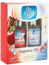 Kup Pan Aroma Fragrance Oil Apple & Cinnamon & Fresh Linen (fr/oil 2 x 10 ml) - Zestaw olejków aromatycznych