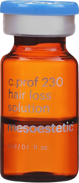 Mezokoktajl do leczenia wypadania włosów - Mesoestetic C.prof 230 Hair Loss Solution — Zdjęcie N2