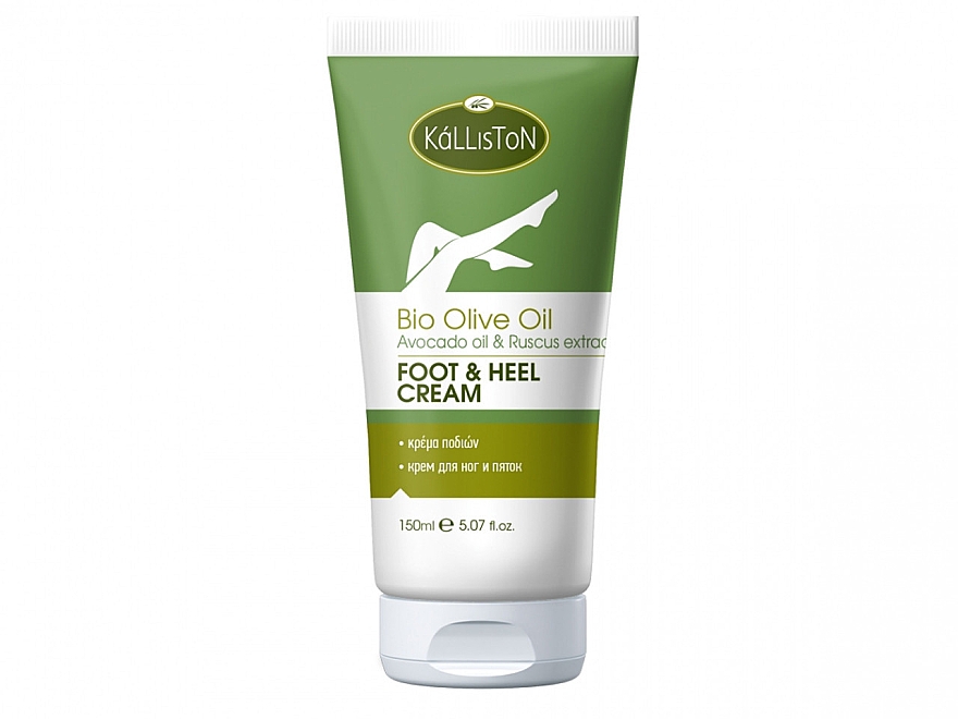 Krem do stóp i pięt - Kalliston Bio Olive Oil Foot & Heel Cream — Zdjęcie N3