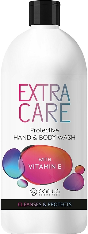 Ochronne mydło w płynie z witaminą E do rąk i ciała - Barwa Extra Care — Zdjęcie N1