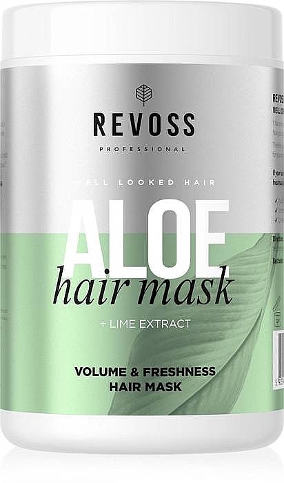Maska do włosów zwiększająca objętość z ekstraktem z aloesu - Revoss Professional Aloe Hair Mask — Zdjęcie N1