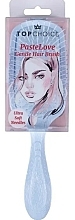 Kup Szczotka do włosów Pastel Love", 64418, błękitna - Top Choice Gentle Hair Brush