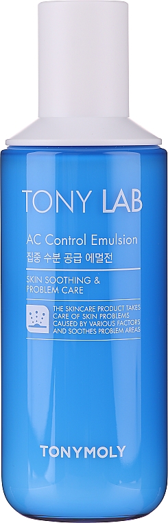 Intensywnie nawilżająca emulsja do skóry problematycznej - Tony Moly Tony Lab AC Control Emulsion — Zdjęcie N3
