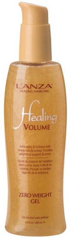 Lekki żel do włosów z drobinkami złota - L'anza Healing Volume Zero Weight Gel — Zdjęcie N1