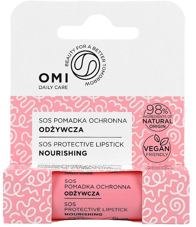 Odżywczy balsam do ust - Allvernum Omi Daily Care SOS Protective Lipstick Nourishing — Zdjęcie N1