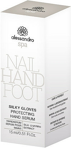 Serum do rąk - Alessandro International Spa Silky Gloves Protecting Hand Serum — Zdjęcie N2