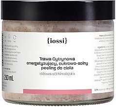 Kup Cukrowy peeling do ciała z różową solą himalajską Energetyzująca trawa cytrynowa - Iossi Body Scrub
