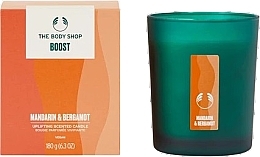 Świeca zapachowa Boost - The Body Shop Boost Mandarin & Bergamot Uplifting Scented Candle  — Zdjęcie N1