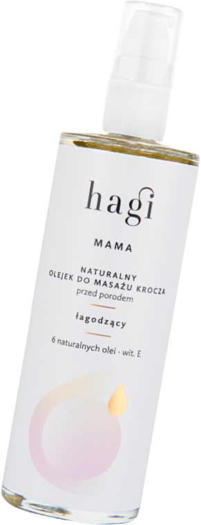 Naturalny olejek do masażu krocza - Hagi Mama — Zdjęcie N1