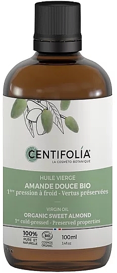 Organiczny olej ze słodkich migdałów Extra Virgin - Centifolia Organic Virgin Oil  — Zdjęcie N1