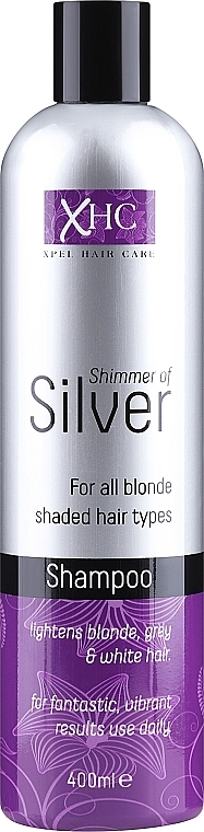 Szampon do włosów blond i siwych - Xpel Marketing Ltd Shimmer of Silver Shampoo — Zdjęcie N1