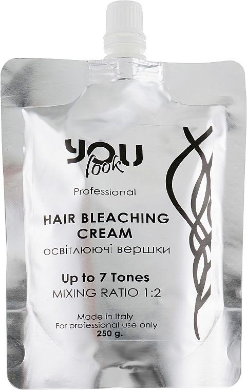 Krem rozjaśniający do 7 tonów - You Look Professional Hair Bleaching Cream — Zdjęcie N2