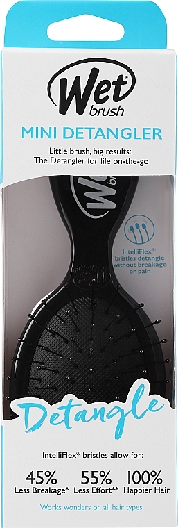 Szczotka do włosów - Wet Brush Pro Mini Lil’Detangler Blackout — Zdjęcie N2