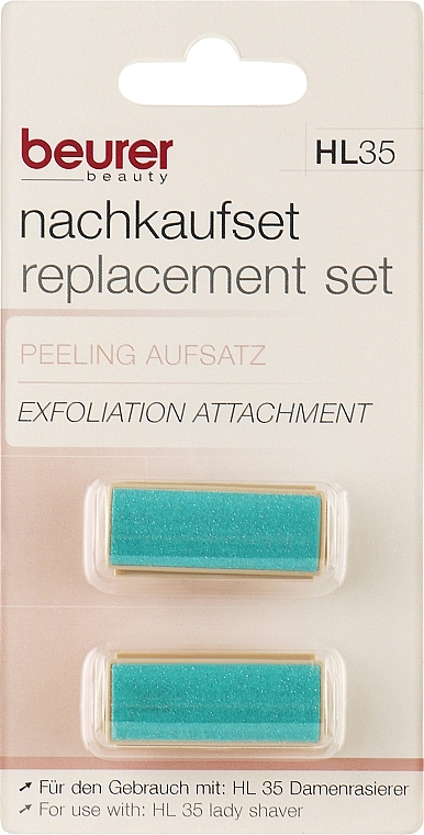 Nasadka złuszczająca do maszynki do golenia dla kobiet - Beurer Replacement Exfoliating Attachment For Razor HL 35 — Zdjęcie N1