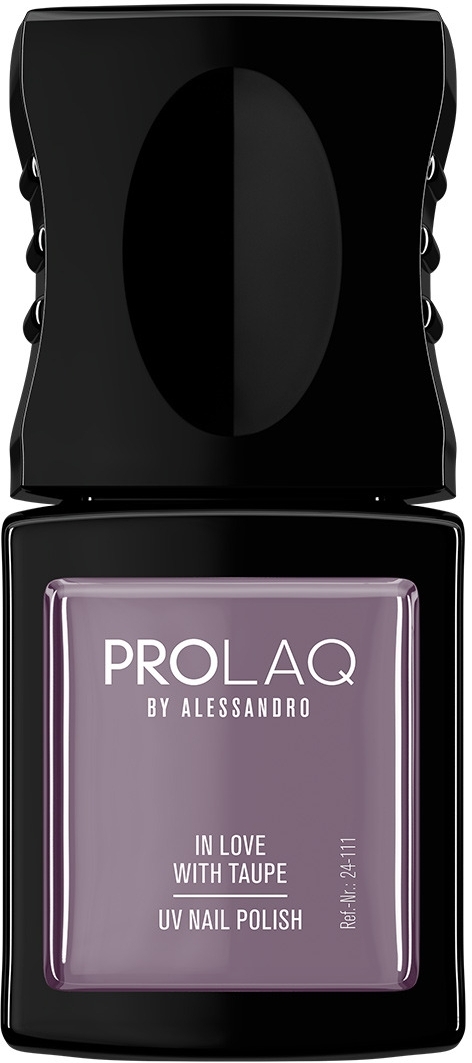 PRZECENA! Lakier hybrydowy do paznokci - Alessandro International Prolaq UV Nail Polish * — Zdjęcie In Love With Taupe