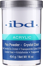 Akrylowy puder bezbarwny - IBD Spa Flex Powder Crystal Clear  — Zdjęcie N3