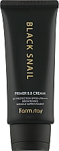 Kup Kremowa baza pod makijaż BB z ekstraktem z czarnego ślimaka - FarmStay Black Snail Primer BB Cream SPF50+/PA