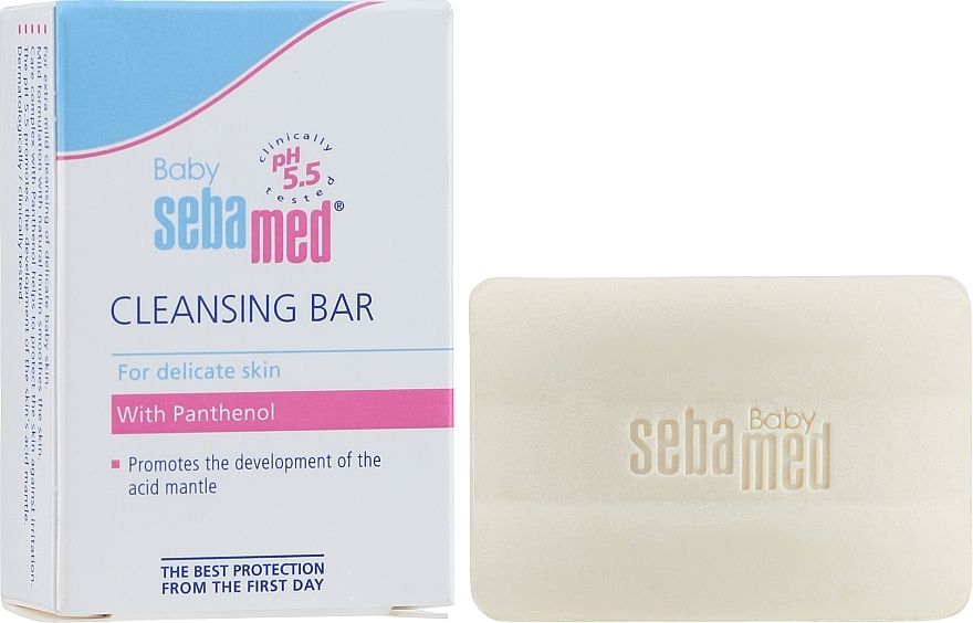 PREZENT! Mydło dla dzieci - Sebamed Baby Cleansing Bar (mini) — Zdjęcie N1