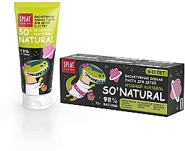 Kup Bioaktywna naturalna pasta do zębów dla dzieci 6-11 lat Koktajl jagodowy - SPLAT Junior So Natural Berry Cocktail Toothpaste