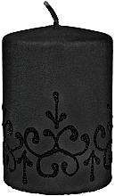 Kup Świeca dekoracyjna, 7x10 cm, czarna - Artman Tiffany Candle