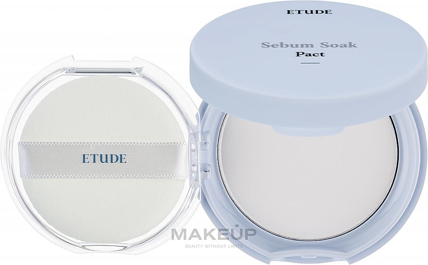 Matujący puder kompaktowy do twarzy - Etude House Sebum Soak Pact — Zdjęcie N1