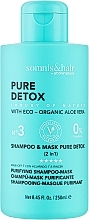 Kup Szampon i maska 2w1 do wszystkich rodzajów włosów - Somnis & Hair Shampoo & Mask Pure Detox