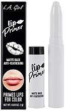 Baza do ust - L.A. Girl Lip Primer Clear — Zdjęcie N4