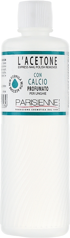 Zmywacz do paznokci z acetonem i wapniem - Parisienne Italia L'acetone Express Nail Polish Remover — Zdjęcie N1