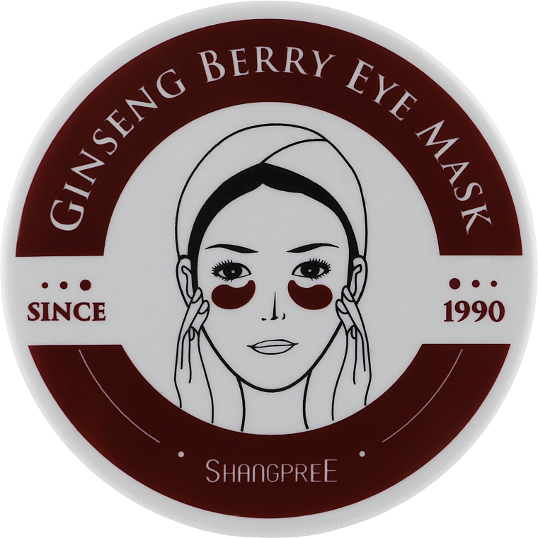 Żelowe płatki pod oczy z żeń-szeniem - Shangpree Ginseng Berry Eye Mask — Zdjęcie N5