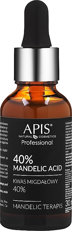 Kwas migdałowy 40% - APIS Professional Mandelic TerApis Mandelic Acid 40% — Zdjęcie N1