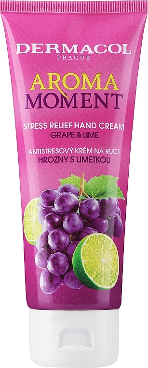 Antystresowy krem do rąk Winogrono i limonka - Dermacol Body Aroma Ritual Anti-Stress Hand Cream