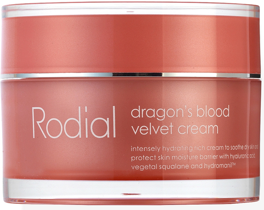 Aksamitny krem do twarzy z ekstraktem z czerwonej żywicy - Rodial Dragon's Blood Velvet Face Cream  — Zdjęcie N1