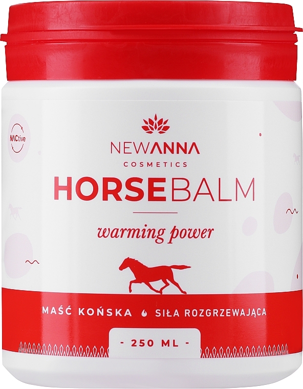 Maść końska Siła rozgrzewająca - New Anna Cosmetics Horse Balm Warming Power — Zdjęcie N1