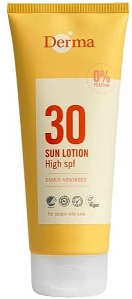 Balsam do opalania - Derma Sun Lotion High SPF30 — Zdjęcie N1