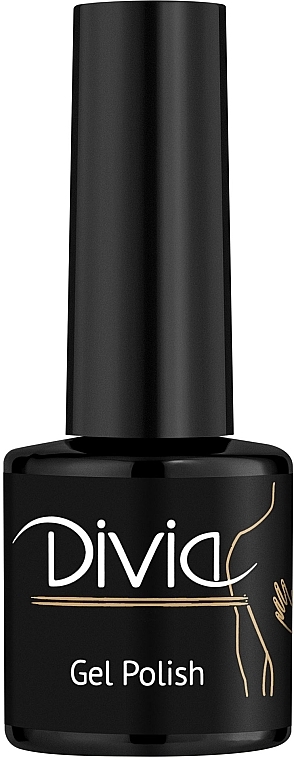 Żelowy lakier do paznokci - Divia Gel Polish Reflected Cat’s Eye Frozen Di1240 — Zdjęcie N1