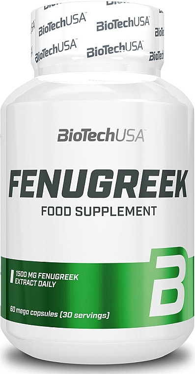 Wyciąg z nasion kozieradki - BioTechUSA Fenugreek Food Supplement — Zdjęcie N1