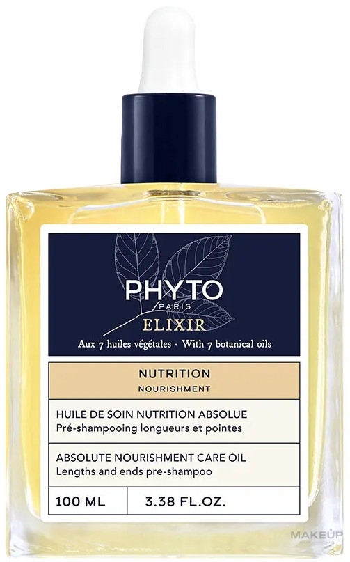 Olejek do włosów - Phyto Nutrition Elixir Absolute Care Oil — Zdjęcie 100 ml