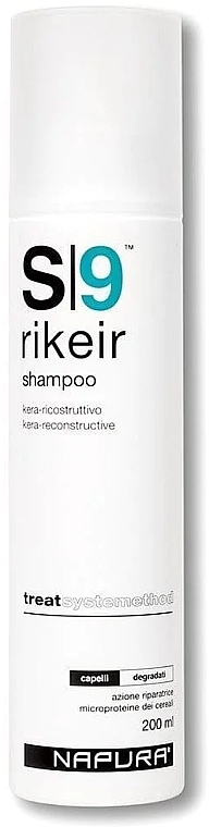 Odbudowujący keratynowy szampon do włosów - Napura S9 Rikeir Shampoo — Zdjęcie N2