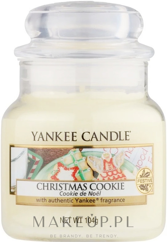 Świeca zapachowa w słoiku - Yankee Candle Christmas Cookie — Zdjęcie 104 g