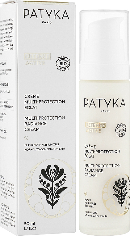 Krem ochronny do skóry normalnej i mieszanej - Patyka Defense Active Radiance Multi-Protection Cream — Zdjęcie N2