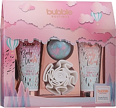 Kup Zestaw - Style & Grace Bubble Boutique Gift of Glow Set (b/wash 100 ml + b/lot 100 ml + b/fizzer 80 g + sh/flower)