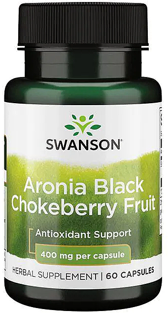 Suplement diety Aronia 400 mg - Swanson Full Spectrum Aronia (Chokeberry) — Zdjęcie N1