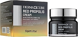 Kup Odżywczy krem do twarzy z propolisem i hibiskusem - FarmStay Derma Cube Red Propolis Cream